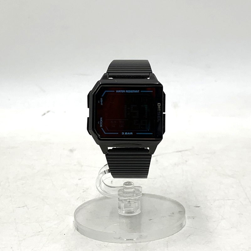 【中古品】【メンズ/レディース】 CHOPPED DIGITAL QUARTZ DZ-1970 チョップド デジタル クオーツ 腕時計 197-260113-as-12-izu カラー：ブラック 万代Net店