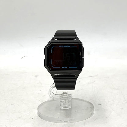 【中古品】【メンズ/レディース】 CHOPPED DIGITAL QUARTZ DZ-1970 チョップド デジタル クオーツ 腕時計 197-260113-as-12-izu カラー：ブラック 万代Net店