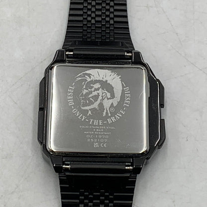 【中古品】【メンズ/レディース】 CHOPPED DIGITAL QUARTZ DZ-1970 チョップド デジタル クオーツ 腕時計 197-260113-as-12-izu カラー：ブラック 万代Net店