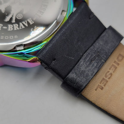 【中古品】【メンズ/レディース】 DIESEL ディーゼル DZ-1951 MASTER CHIEF DATE QUARTZ マスター チーフ デイト クオーツ 腕時計 時計 197-260602-ya-05-izu カラー：マルチ×ブラック 万代Net店