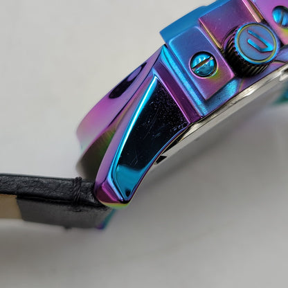 【中古品】【メンズ/レディース】 DIESEL ディーゼル DZ-1951 MASTER CHIEF DATE QUARTZ マスター チーフ デイト クオーツ 腕時計 時計 197-260602-ya-05-izu カラー：マルチ×ブラック 万代Net店