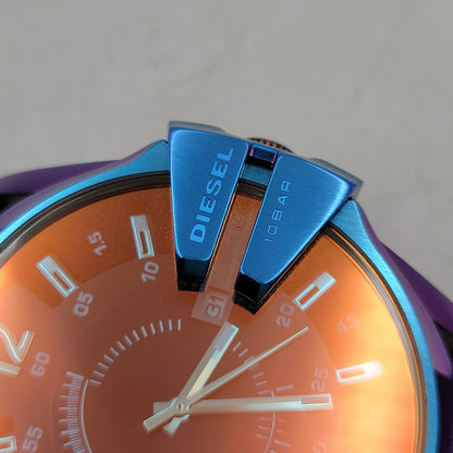 【中古品】【メンズ/レディース】 DIESEL ディーゼル DZ-1951 MASTER CHIEF DATE QUARTZ マスター チーフ デイト クオーツ 腕時計 時計 197-260602-ya-05-izu カラー：マルチ×ブラック 万代Net店