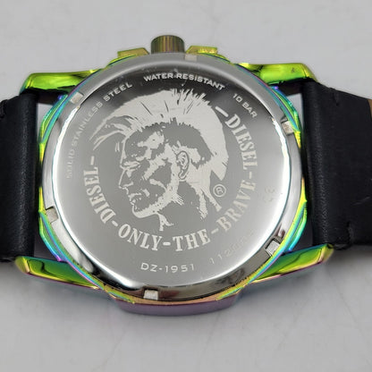 【中古品】【メンズ/レディース】 DIESEL ディーゼル DZ-1951 MASTER CHIEF DATE QUARTZ マスター チーフ デイト クオーツ 腕時計 時計 197-260602-ya-05-izu カラー：マルチ×ブラック 万代Net店