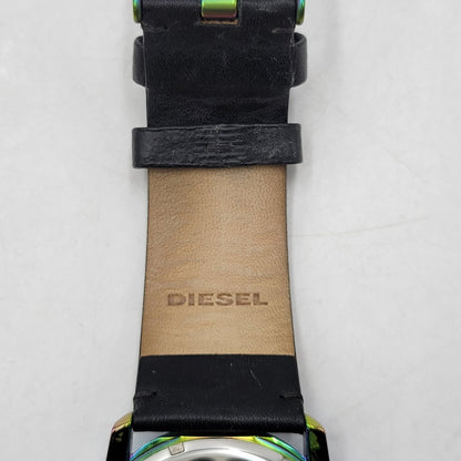 【中古品】【メンズ/レディース】 DIESEL ディーゼル DZ-1951 MASTER CHIEF DATE QUARTZ マスター チーフ デイト クオーツ 腕時計 時計 197-260602-ya-05-izu カラー：マルチ×ブラック 万代Net店