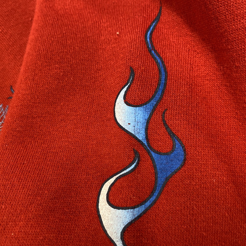 【中古品】【メンズ】 EMOTIONAL PERFORMANCE エモーショナルパフォーマンス SWEATSHIRT スウェットシャツ トレーナー 長袖 トップス 146-260117-as-34-izu サイズ：L カラー：レッド 万代Net店