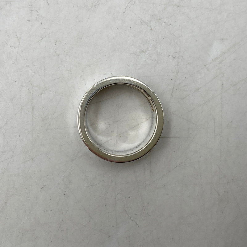 【中古品】【メンズ/レディース】 925 ブランデッド カットアウトGリング 指輪 アクセサリー 182-260121-as-05-izu サイズ：9 カラー：シルバー 万代Net店