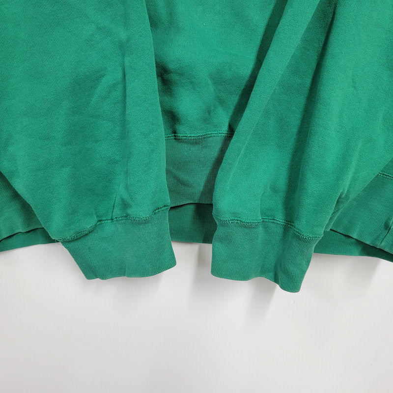 【現状渡し品】【メンズ】 SWEATSHIRT スウェットシャツ トレーナー 長袖 トップス 146-260119-as-24-izu サイズ：XL カラー：グリーン 万代Net店