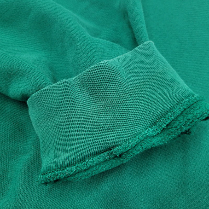 【現状渡し品】【メンズ】 SWEATSHIRT スウェットシャツ トレーナー 長袖 トップス 146-260119-as-24-izu サイズ：XL カラー：グリーン 万代Net店
