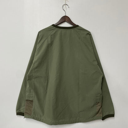 【中古品】【メンズ】 NANGA ナンガ POLYESTER PULLOVER ポリエステル プルオーバー トップス 長袖 144-260119-kh-15-izu サイズ：L カラー：カーキ 万代Net店