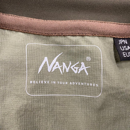【中古品】【メンズ】 NANGA ナンガ POLYESTER PULLOVER ポリエステル プルオーバー トップス 長袖 144-260119-kh-15-izu サイズ：L カラー：カーキ 万代Net店