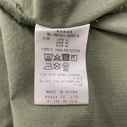 【中古品】【メンズ】 NANGA ナンガ POLYESTER PULLOVER ポリエステル プルオーバー トップス 長袖 144-260119-kh-15-izu サイズ：L カラー：カーキ 万代Net店