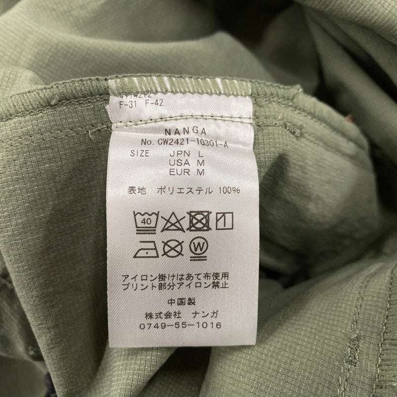 【中古品】【メンズ】 NANGA ナンガ POLYESTER PULLOVER ポリエステル プルオーバー トップス 長袖 144-260119-kh-15-izu サイズ：L カラー：カーキ 万代Net店