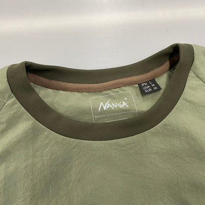 【中古品】【メンズ】 NANGA ナンガ POLYESTER PULLOVER ポリエステル プルオーバー トップス 長袖 144-260119-kh-15-izu サイズ：L カラー：カーキ 万代Net店