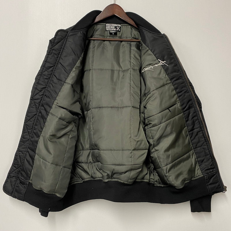 【中古品】【メンズ】 BAND-MAID バンドメイド 10TH ANNIVERSARY BACK刺繍 MA-1 FLIGHT JACKET アニバーサリー フライト ジャケット アウター 147-260115-kh-06-izu サイズ：M カラー：ブラック 万代Net店