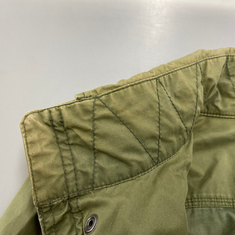 【現状渡し品】【メンズ】 OLD DIESEL オールド ディーゼル M-65 MILITARY JACKET ミリタリージャケット アウター 141-260119-as-18-izu サイズ：M カラー：グリーン 万代Net店