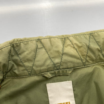 【現状渡し品】【メンズ】 OLD DIESEL オールド ディーゼル M-65 MILITARY JACKET ミリタリージャケット アウター 141-260119-as-18-izu サイズ：M カラー：グリーン 万代Net店
