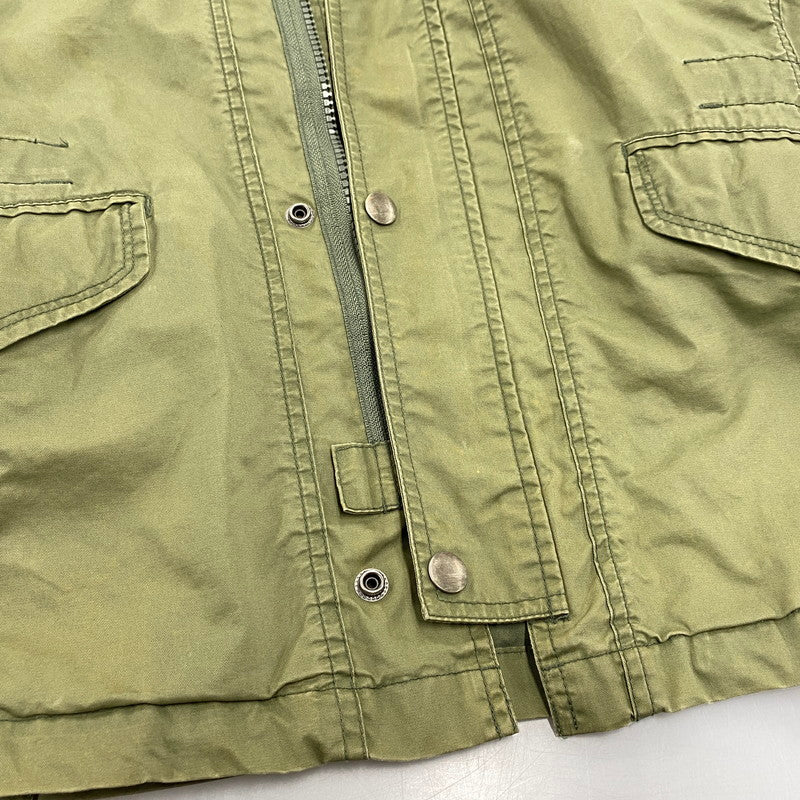 【現状渡し品】【メンズ】 OLD DIESEL オールド ディーゼル M-65 MILITARY JACKET ミリタリージャケット アウター 141-260119-as-18-izu サイズ：M カラー：グリーン 万代Net店