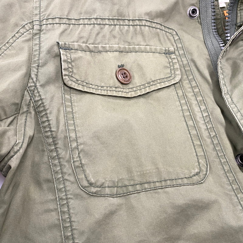 【現状渡し品】【メンズ】 OLD DIESEL オールド ディーゼル M-65 MILITARY JACKET ミリタリージャケット アウター 141-260119-as-18-izu サイズ：M カラー：グリーン 万代Net店