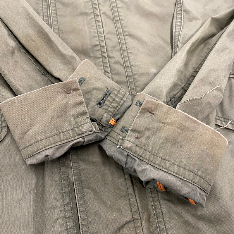 【現状渡し品】【メンズ】 OLD DIESEL オールド ディーゼル M-65 MILITARY JACKET ミリタリージャケット アウター 141-260119-as-18-izu サイズ：M カラー：グリーン 万代Net店