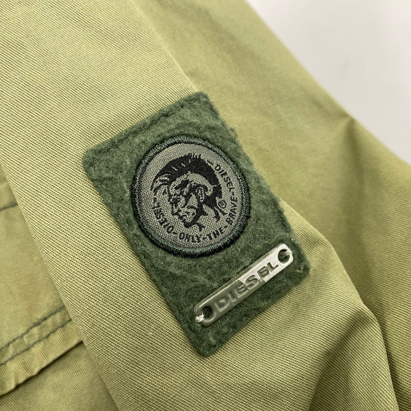 【現状渡し品】【メンズ】 OLD DIESEL オールド ディーゼル M-65 MILITARY JACKET ミリタリージャケット アウター 141-260119-as-18-izu サイズ：M カラー：グリーン 万代Net店