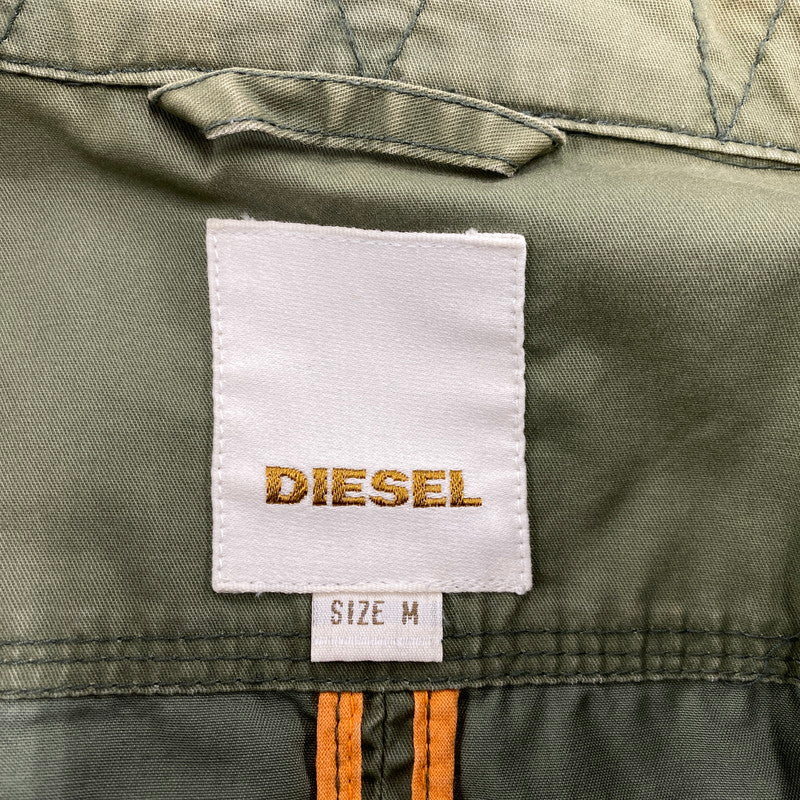 【現状渡し品】【メンズ】 OLD DIESEL オールド ディーゼル M-65 MILITARY JACKET ミリタリージャケット アウター 141-260119-as-18-izu サイズ：M カラー：グリーン 万代Net店