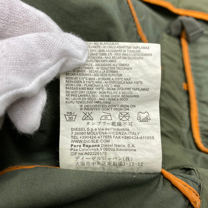 【現状渡し品】【メンズ】 OLD DIESEL オールド ディーゼル M-65 MILITARY JACKET ミリタリージャケット アウター 141-260119-as-18-izu サイズ：M カラー：グリーン 万代Net店