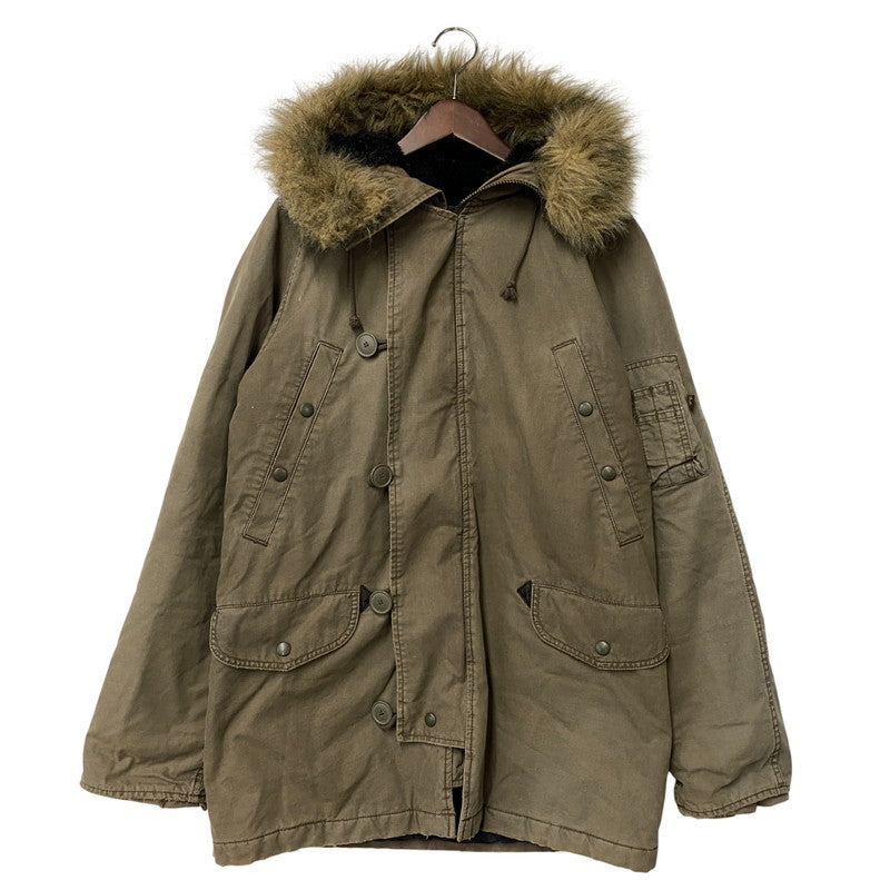 【現状渡し品】【メンズ】 ALPHA INDUSTRIES アルファ インダストリーズ MODS COAT 20095-021 モッズコート アウター 145-260119-as-19-izu サイズ：M カラー：カーキ 万代Net店