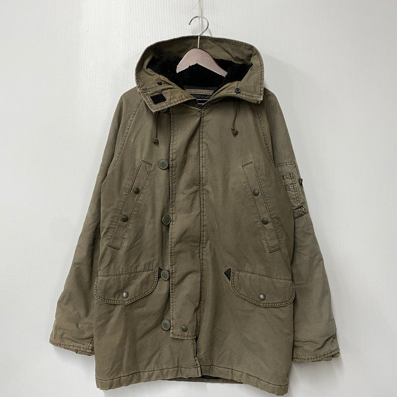 【現状渡し品】【メンズ】 ALPHA INDUSTRIES アルファ インダストリーズ MODS COAT 20095-021 モッズコート アウター 145-260119-as-19-izu サイズ：M カラー：カーキ 万代Net店