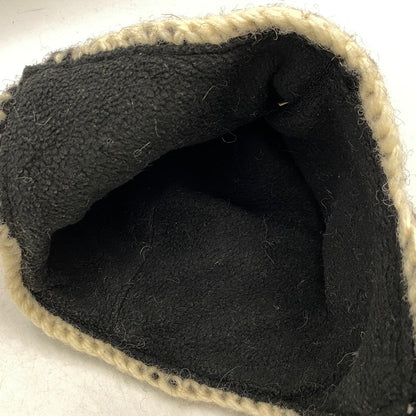 【中古品】【メンズ/レディース】 USED ネパール製 イヤーマフニットキャップ 帽子 185-260117-as-37-izu サイズ：F カラー：ブラック系 万代Net店