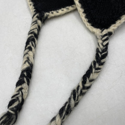 【中古品】【メンズ/レディース】 USED ネパール製 イヤーマフニットキャップ 帽子 185-260117-as-37-izu サイズ：F カラー：ブラック系 万代Net店