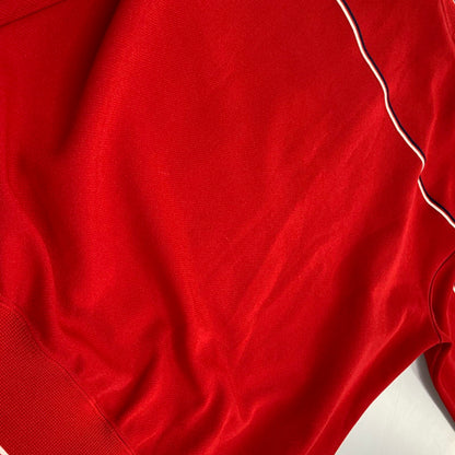 【中古品】【メンズ】 OLD ADIDAS オールド アディダス ATS-192 デサント期 西ドイツ製 TRACK JACKET トラック ジャケット トップス 長袖 146-260116-ya-01-izu サイズ：90-4 カラー：レッド 万代Net店