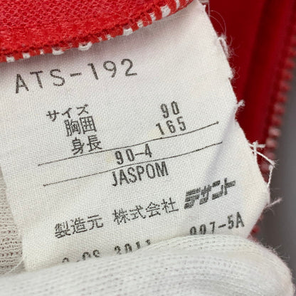 【中古品】【メンズ】 OLD ADIDAS オールド アディダス ATS-192 デサント期 西ドイツ製 TRACK JACKET トラック ジャケット トップス 長袖 146-260116-ya-01-izu サイズ：90-4 カラー：レッド 万代Net店