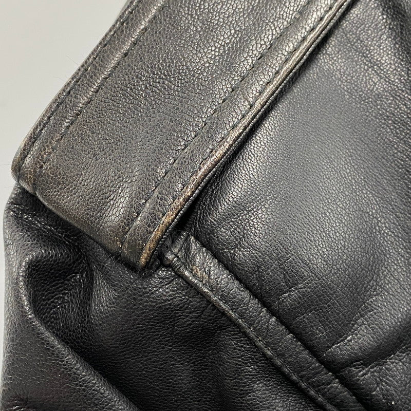 【中古品】【メンズ】 MIRAGE ミラージュ A-2 TYPE LEATHER JACKET レザージャケット アウター 146-260115-as-24-izu サイズ：M カラー：ブラック 万代Net店