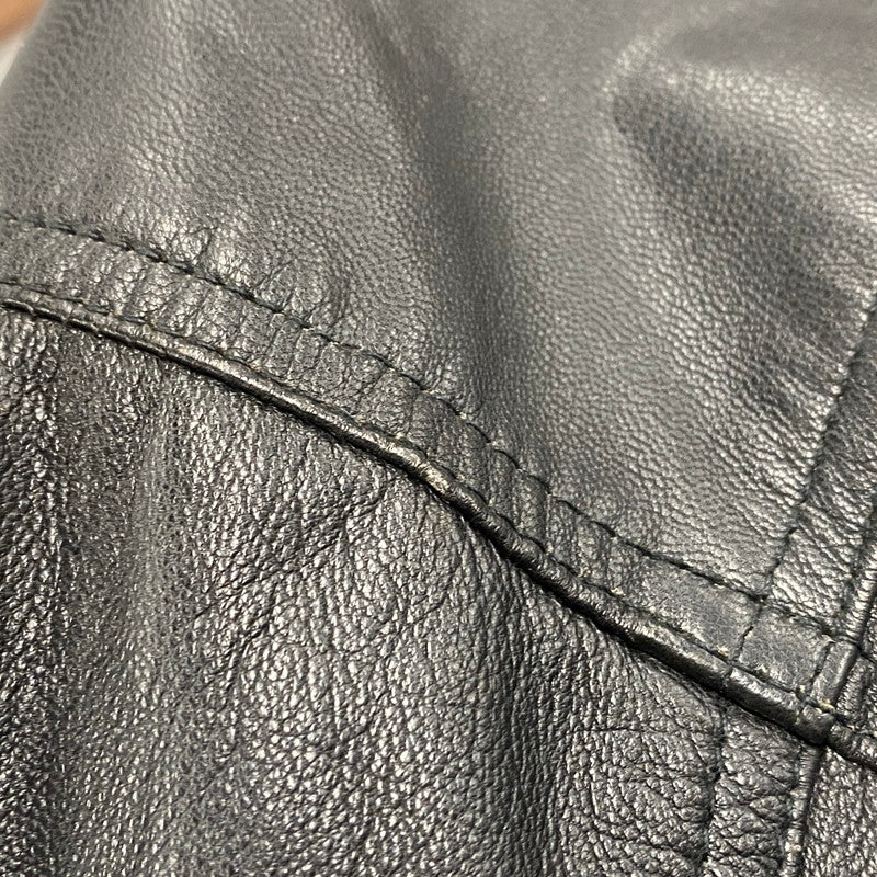 【中古品】【メンズ】 MIRAGE ミラージュ A-2 TYPE LEATHER JACKET レザージャケット アウター 146-260115-as-24-izu サイズ：M カラー：ブラック 万代Net店