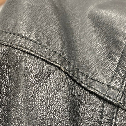 【中古品】【メンズ】 MIRAGE ミラージュ A-2 TYPE LEATHER JACKET レザージャケット アウター 146-260115-as-24-izu サイズ：M カラー：ブラック 万代Net店