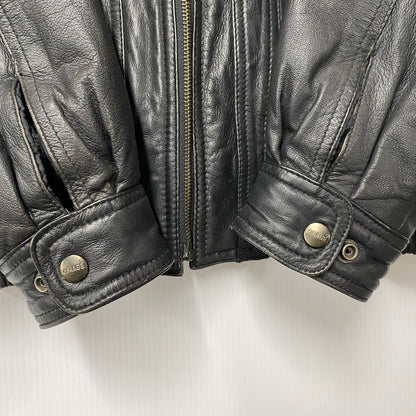 【中古品】【メンズ】 MIRAGE ミラージュ A-2 TYPE LEATHER JACKET レザージャケット アウター 146-260115-as-24-izu サイズ：M カラー：ブラック 万代Net店