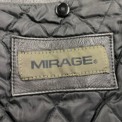【中古品】【メンズ】 MIRAGE ミラージュ A-2 TYPE LEATHER JACKET レザージャケット アウター 146-260115-as-24-izu サイズ：M カラー：ブラック 万代Net店