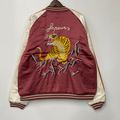【中古美品】【メンズ】 SAPEUR サプール REVERSIBLE SOUVENIR JACKET A0024-491 リバーシブル スーベニアジャケット スカジャン アウター 142-260115-as-21-izu サイズ：XL カラー：ブルー系×レッド系 万代Net店