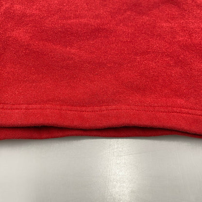 【中古品】【メンズ】 RALPH LAUREN ラルフローレン SWEATSHIRT スウェットシャツ USA製 トレーナー 長袖 トップス 146-260119-as-17-izu サイズ：M/L カラー：レッド 万代Net店
