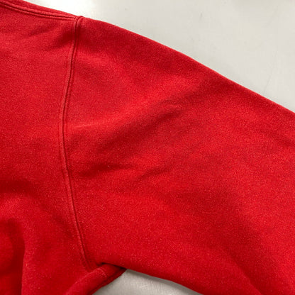 【中古品】【メンズ】 RALPH LAUREN ラルフローレン SWEATSHIRT スウェットシャツ USA製 トレーナー 長袖 トップス 146-260119-as-17-izu サイズ：M/L カラー：レッド 万代Net店