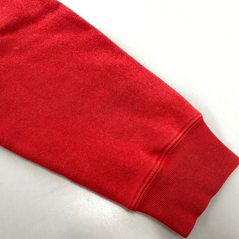 【中古品】【メンズ】 RALPH LAUREN ラルフローレン SWEATSHIRT スウェットシャツ USA製 トレーナー 長袖 トップス 146-260119-as-17-izu サイズ：M/L カラー：レッド 万代Net店