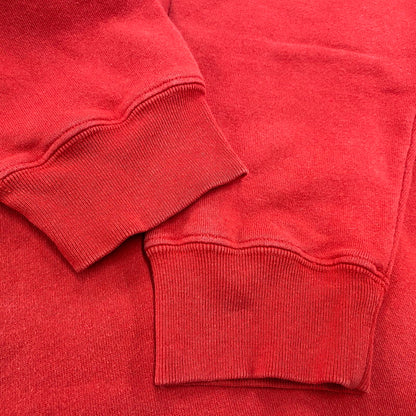 【中古品】【メンズ】 RALPH LAUREN ラルフローレン SWEATSHIRT スウェットシャツ USA製 トレーナー 長袖 トップス 146-260119-as-17-izu サイズ：M/L カラー：レッド 万代Net店