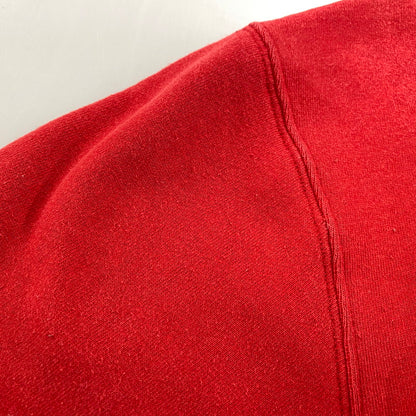 【中古品】【メンズ】 RALPH LAUREN ラルフローレン SWEATSHIRT スウェットシャツ USA製 トレーナー 長袖 トップス 146-260119-as-17-izu サイズ：M/L カラー：レッド 万代Net店
