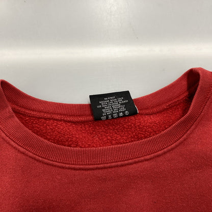 【中古品】【メンズ】 RALPH LAUREN ラルフローレン SWEATSHIRT スウェットシャツ USA製 トレーナー 長袖 トップス 146-260119-as-17-izu サイズ：M/L カラー：レッド 万代Net店