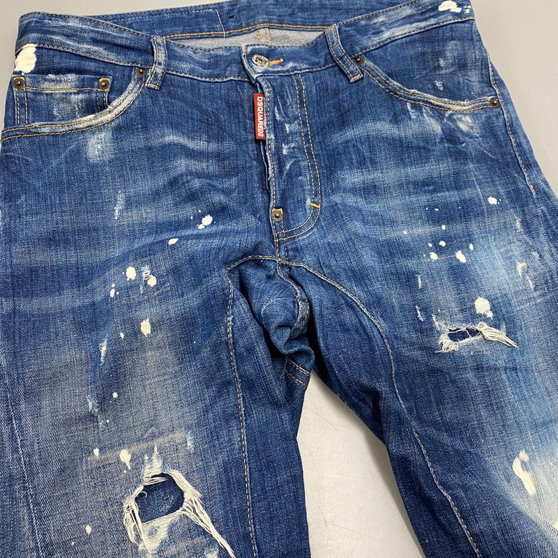 【中古品】【メンズ】 TIDY BIKER DENIM PANTS S71LB0623 デニムパンツ ジーンズ ボトムス 152-260118-as-10-izu サイズ：46 カラー：インディゴ 万代Net店