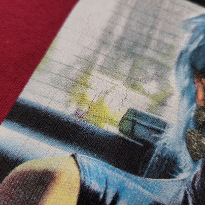 【中古品】【メンズ】 ×NAN GOLDIN ナン ゴールディン MISTY AND JIMMY PAULETTE HOODED SWEATSHIRT フーデッド スウェットシャツ パーカー 149-260118-kh-06-izu サイズ：M カラー：バーガンディー 万代Net店