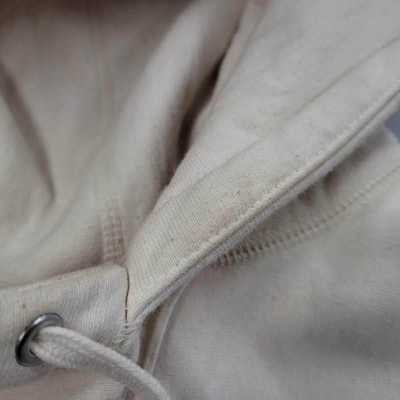 【中古品】【メンズ】 CHENILLE APPLIQUE HOODED SWEATSHIRT シェニール アップリケ フーデッド スウェットシャツ パーカー 長袖 トップス 149-260118-kh-05-izu サイズ：S カラー：ナチュラル 万代Net店