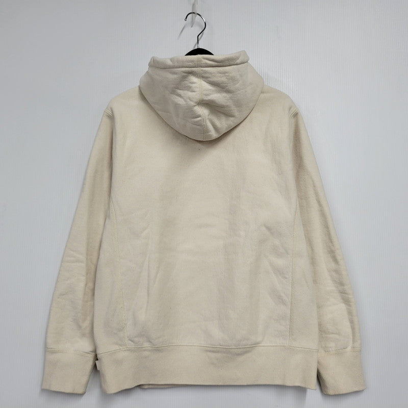 【中古品】【メンズ】 CHENILLE APPLIQUE HOODED SWEATSHIRT シェニール アップリケ フーデッド スウェットシャツ パーカー 長袖 トップス 149-260118-kh-05-izu サイズ：S カラー：ナチュラル 万代Net店