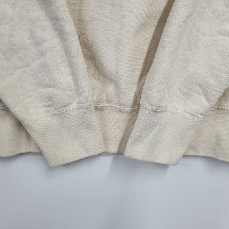 【中古品】【メンズ】 CHENILLE APPLIQUE HOODED SWEATSHIRT シェニール アップリケ フーデッド スウェットシャツ パーカー 長袖 トップス 149-260118-kh-05-izu サイズ：S カラー：ナチュラル 万代Net店