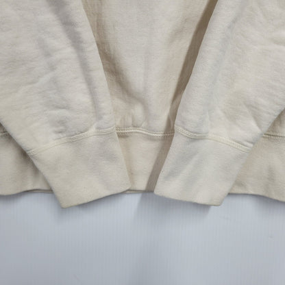 【中古品】【メンズ】 CHENILLE APPLIQUE HOODED SWEATSHIRT シェニール アップリケ フーデッド スウェットシャツ パーカー 長袖 トップス 149-260118-kh-05-izu サイズ：S カラー：ナチュラル 万代Net店